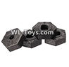 PXtoys 9300 Spare parts-02 Combination device, six angle wheel seat(4pcs),PXtoys 9300 RC Car Parts,PXtoys 9300 RC Truck Spare parts Accessories,1:18 4WD High Speed Buggy Parts