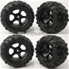 PXtoys 9300 Spare parts-21-02 9300 9302 Wheel unit(4 set)-Can only be used for 9300 9302 Car,PXtoys 9300 RC Car Parts,PXtoys 9300 RC Truck Spare parts Accessories,1:18 4WD High Speed Buggy Parts
