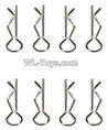 PXtoys 9300 Spare parts-23-03 R-Shape Fixied Pin for the Shell cover(8pcs),PXtoys 9300 RC Car Parts,PXtoys 9300 RC Truck Spare parts Accessories,1:18 4WD High Speed Buggy Parts