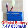 PXtoys 9300 Spare parts-31 Official 7.4V 850MAH Battery(1pcs),PXtoys 9300 RC Car Parts,PXtoys 9300 RC Truck Spare parts Accessories,1:18 4WD High Speed Buggy Parts