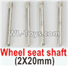 PXtoys 9301 Spare parts P88015 Wheel Shaft(4pcs)-2X20mm,PXtoys 9301 RC Car Parts,PXtoys 9301 RC Truck Spare parts Accessories,1:18 4WD High Speed Buggy Parts