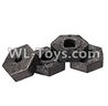 PXtoys 9301 Spare parts-02 Combination device, six angle wheel seat(4pcs),PXtoys 9301 RC Car Parts,PXtoys 9301 RC Truck Spare parts Accessories,1:18 4WD High Speed Buggy Parts