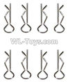 PXtoys 9301 Spare parts-24-03 R-Shape Fixied Pin for the Shell cover(8pcs),PXtoys 9301 RC Car Parts,PXtoys 9301 RC Truck Spare parts Accessories,1:18 4WD High Speed Buggy Parts