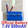 PXtoys 9301 Spare parts-31 Official 7.4V 850MAH Battery(1pcs),PXtoys 9301 RC Car Parts,PXtoys 9301 RC Truck Spare parts Accessories,1:18 4WD High Speed Buggy Parts