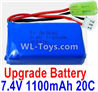 PXtoys 9301 Spare parts-32-01 Upgrade 7.4V 1100mah 20C Battery(1pcs),PXtoys 9301 RC Car Parts,PXtoys 9301 RC Truck Spare parts Accessories,1:18 4WD High Speed Buggy Parts