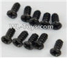 PXtoys 9302 Spare parts P88005 Flat head screws(10pcs)-2.3x8mm,PXtoys 9302 RC Car Parts,PXtoys 9302 RC Truck Spare parts Accessories,1:18 4WD High Speed Buggy Parts