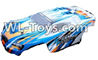PXtoys 9302 Spare parts-23-01 RC Car shell,rc truck canopy shell-Blue,PXtoys 9302 RC Car Parts,PXtoys 9302 RC Truck Spare parts Accessories,1:18 4WD High Speed Buggy Parts