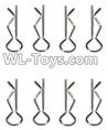 PXtoys 9302 Spare parts-23-03 R-Shape Fixied Pin for the Shell cover(8pcs),PXtoys 9302 RC Car Parts,PXtoys 9302 RC Truck Spare parts Accessories,1:18 4WD High Speed Buggy Parts