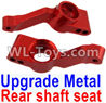 REMO HOBBY 1021 1025 Parts-104-01 Upgrade Metal Rear shaft seat(2pcs)-Red,REMO HOBBY 1021 Rc Car Spare Parts Replacement Accessories,1021 1:10 Scale BRUSHED RC Racing Truck Parts rc off-road car Parts,Truck Car Parts