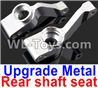 REMO HOBBY 1021 1025 Parts-104-02 Upgrade Metal Rear shaft seat(2pcs)-Silver,REMO HOBBY 1021 Rc Car Spare Parts Replacement Accessories,1021 1:10 Scale BRUSHED RC Racing Truck Parts rc off-road car Parts,Truck Car Parts