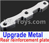 REMO HOBBY 1021 1025 Parts-106-02 Upgrade Metal SLA004 Rear reinforcement plate,Rear metal swing arm holder-Silver,REMO HOBBY 1021 Rc Car Spare Parts Replacement Accessories,1021 1:10 Scale BRUSHED RC Racing Truck Parts rc off-road car Parts,Truck Car Par
