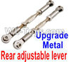 REMO HOBBY 1021 1025 Parts-110-03 SLA013 Upgrade Front Metal Rear lever,Metal adjustable lever(2pcs)-Silver,REMO HOBBY 1021 Rc Car Spare Parts Replacement Accessories,1021 1:10 Scale BRUSHED RC Racing Truck Parts rc off-road car Parts,Truck Car Parts