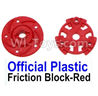 REMO HOBBY 1021 Parts-31-02 RP2039 Friction Block-Red,REMO HOBBY 1021 Rc Car Spare Parts Replacement Accessories,1021 1:10 Scale BRUSHED RC Racing Truck Parts rc off-road car Parts,Truck Car Parts