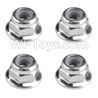 REMO HOBBY 1021 Parts-90-02 F5226 M4 Locknut(4pcs),REMO HOBBY 1021 Rc Car Spare Parts Replacement Accessories,1021 1:10 Scale BRUSHED RC Racing Truck Parts rc off-road car Parts,Truck Car Parts