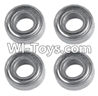 REMO HOBBY 1072 Parts-06 B5502 Rolling bearings(4pcs)-5X11X4mm,REMO HOBBY 1072 Rc Car Spare Parts Replacement Accessories,1072 1:10 Scale BRUSHED ROCK CRAWLER Parts rc Climbing car Parts,Truck Car Parts