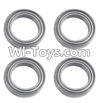 REMO HOBBY 1072 Parts-10 B5506 Rolling bearings(4pcs)-12X18X4mm,REMO HOBBY 1072 Rc Car Spare Parts Replacement Accessories,1072 1:10 Scale BRUSHED ROCK CRAWLER Parts rc Climbing car Parts,Truck Car Parts