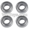 REMO HOBBY 1072 Parts-11 B5507 Rolling bearings(4pcs)-5X10X4mm,REMO HOBBY 1072 Rc Car Spare Parts Replacement Accessories,1072 1:10 Scale BRUSHED ROCK CRAWLER Parts rc Climbing car Parts,Truck Car Parts