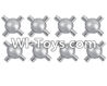 REMO HOBBY 1072 Parts-46 E5321 Cross shape Universal ball(8pcs),REMO HOBBY 1072 Rc Car Spare Parts Replacement Accessories,1072 1:10 Scale BRUSHED ROCK CRAWLER Parts rc Climbing car Parts,Truck Car Parts