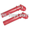 REMO HOBBY 1072 Parts-65-02 RP7124 Drive tube axis B(2pcs)-Red,REMO HOBBY 1072 Rc Car Spare Parts Replacement Accessories,1072 1:10 Scale BRUSHED ROCK CRAWLER Parts rc Climbing car Parts,Truck Car Parts