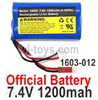 SG 1603 SG1603 RC Battery,1603-012.Official 7.4v 1200mah lipo battery packs