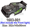 SG 1603 SG1603 Body shell Cover-1603-001.Not include the Front Light-302X45X90mm