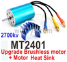 SG 1603 SG1603 2700kv Brushess motor + Motor heat sink-MT2401