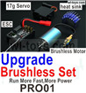 SG 1604 SG1604 Upgrade Brushless set-PRO01
