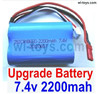 SG 1604 SG1604 Upgrade 7.4V 2200MAH Battery With JST Plug(1pcs)-Size-65X38X18mm
