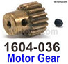 SG 1604 SG1604 Motor gear with M3 Set screws-1604-036-Can be use for the Brush and Brushless motor