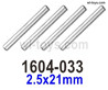 SG 1604 SG1604 Optical axis-1604-033-2.5x21mm-4pcs