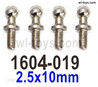 SG 1604 SG1604 Ball head screws-1604-019-2.5x10mm-4pcs