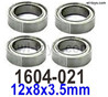 SG 1604 SG1604 Ball Bearings-1604-021-12x8x3.5mm-4pcs