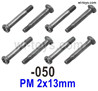 SG 1604 SG1604 Step Screws.1604-050.PM 2x13mm. Total 8pcs