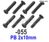 SG 1604 SG1604 Screws.1604-055.PB 2x10mm.Total 8pcs
