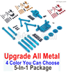 SG 2801 SG2801 Upgrade Metal Parts.All Metal Kit.5-in-1 Package.SG 1/28 Upgrade Crawler tuning Accessories.