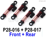 SG 2801 SG2801 Parts.Front and Rear Shock Absorber,Damper.P28-016 + P28-017.Total 4pcs.