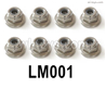 SG 2801 SG2801 LM001 M3 Hexagon Anti-Lock Nut.Total 8pcs.SG 1/28 Crawler Lock nut Accessories.