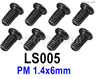 SG 2801 SG2801 Screws Parts LS006 Screws.Phillips Round Head Screws.PM 2.0x4mm.Total 8pcs.