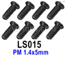 SG 2801 SG2801 Screws Parts LS015 Screws.Phillips Round Head Screws.PM 1.4x5mm.Total 8pcs.