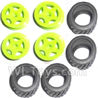 Subotech BG1503 Wheel Hub and Trire Lether(Each 4pcs)-Yellow