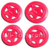 Subotech BG1503 Front and Rear Wheel Hub(4pcs)-Red-(Not include the Trie Lether)