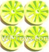 Subotech BG1504 Car Spare Parts-27-03 Big Wheel Hub(4pcs)-Green-(Not include the Trie Lether),Subotech BG1504 RC Car Spare parts Accessories,1:16 2WD BG1504 RC Racing Car parts,High Speed Drifting Buggy Parts