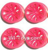Subotech BG1505 Big Wheel Hub(4pcs)-Red-(Not include the Trie Lether)