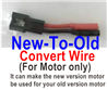 SuBotech BG1506 New version To Old version Convert wire(Only for Motor)