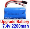 SuBotech BG1506 Upgrade 7.4V 2200mah 15C Battery(1pcs)