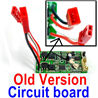 Subotech BG1510A Parts-DZDB04 Old Version Circuit board,Receiver board（(Old version-The two plug are all Red color),Subotech BG1510A RC Car Spare parts Accessories,1:24 4WD BG1510A RC Racing Car parts
