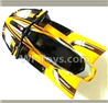 Subotech BG1510A Parts-S1510A000 Car canopy,Shell cover-Yellow,Subotech BG1510A RC Car Spare parts Accessories,1:24 4WD BG1510A RC Racing Car parts,High Speed Drifting Buggy Parts