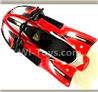 Subotech BG1510A Parts-S1510A000 Car canopy,Shell cover-Red,Subotech BG1510A RC Car Spare parts Accessories,1:24 4WD BG1510A RC Racing Car parts,High Speed Drifting Buggy Parts