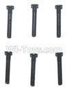 Subotech BG1510A Parts-WLS030 Half tooth screws(6pcs)-2.3X11.2,Subotech BG1510A RC Car Spare parts Accessories,1:24 4WD BG1510A RC Racing Car parts,High Speed Drifting Buggy Parts