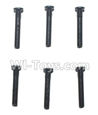 Subotech BG1510A Parts-WLS031 Half tooth screws(6pcs)-2.3X13.5,Subotech BG1510A RC Car Spare parts Accessories,1:24 4WD BG1510A RC Racing Car parts,High Speed Drifting Buggy Parts